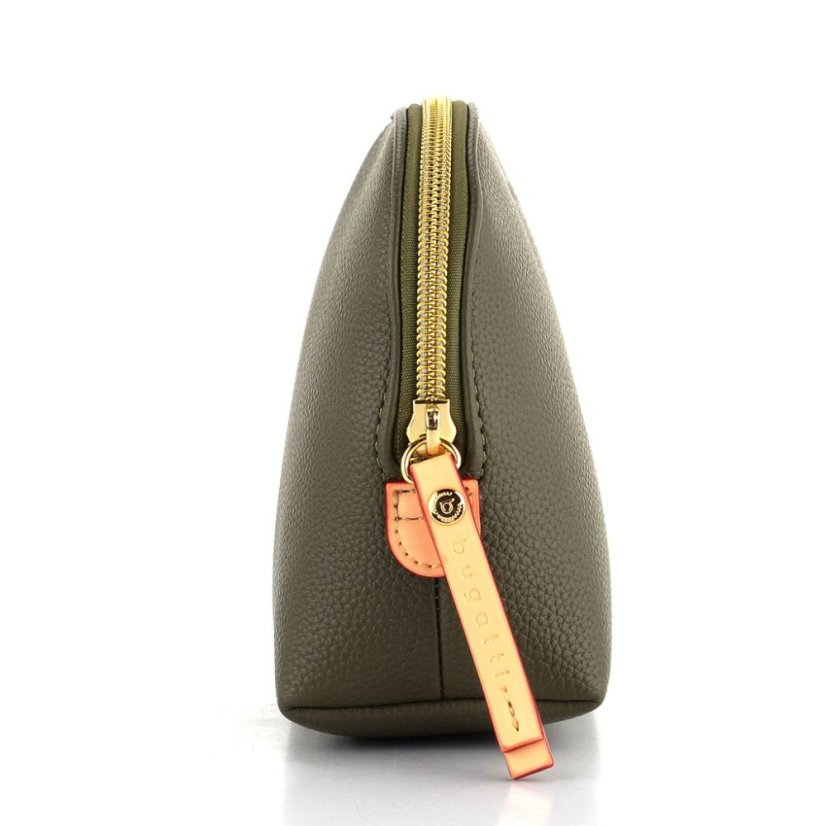 Dámská kosmetická taška Bugatti Ella olivová oválná