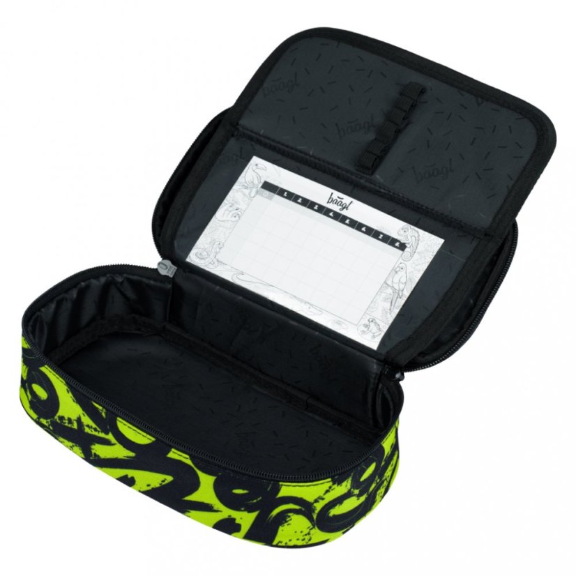 BAAGL 3 SET Core Lime: batoh, penál, sáček - Baagl