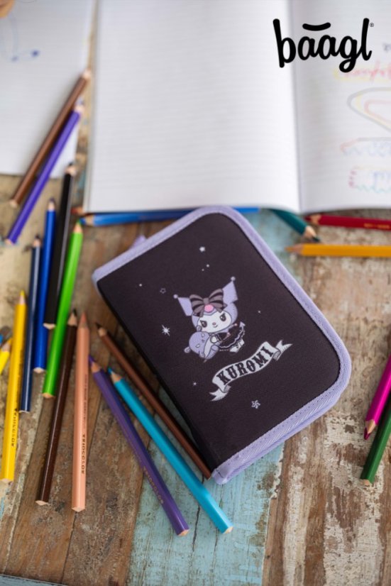 BAAGL Školní penál jednopatrový Kuromi Fortune Dream GRS - Baagl