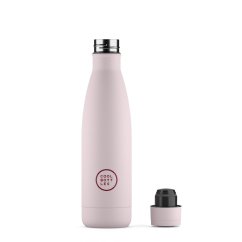 Nerezová termolahev COOL BOTTLES Pastel Pink třívrstvá 500 ml