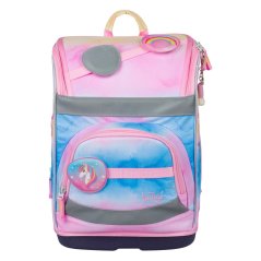 BAAGL SET 5 Zippy Plus Rainbow Unicorn: aktovka, penál, sáček, zástěra, peněženka - Baagl