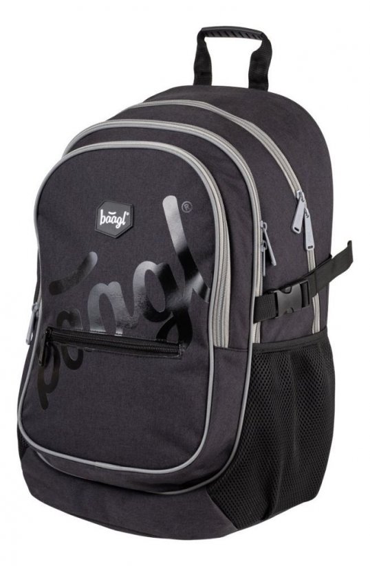 Školní batoh Baagl Core Logo black