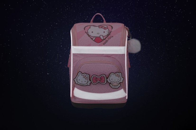 BAAGL SET 3 Zippy Plus Hello Kitty Sweet Leopard: aktovka, penál, sáček GRS - Baagl