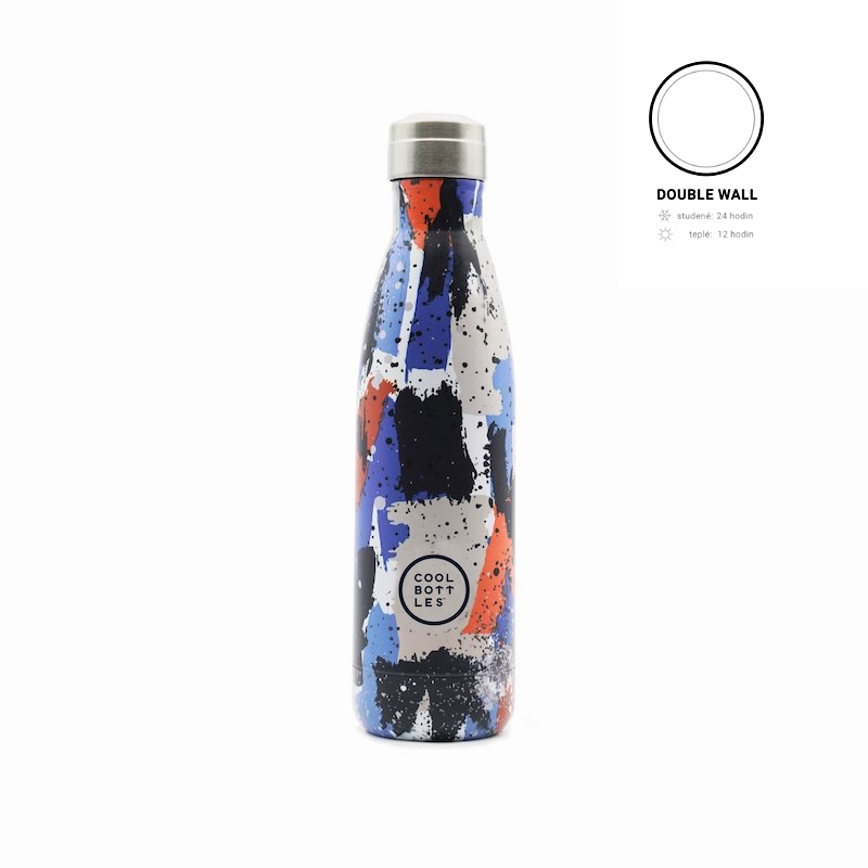 Nerezová termolahev COOL BOTTLES Urban Miami dvouvrstvá 500ml