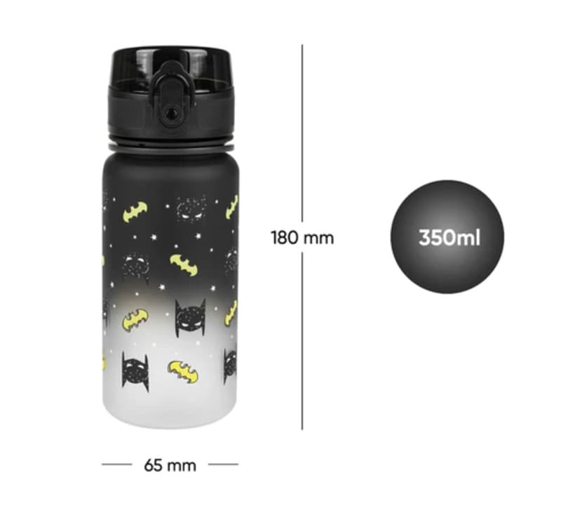 Dětská tritanová láhev na pití Baagl Gradient Batman Mask 350 ml