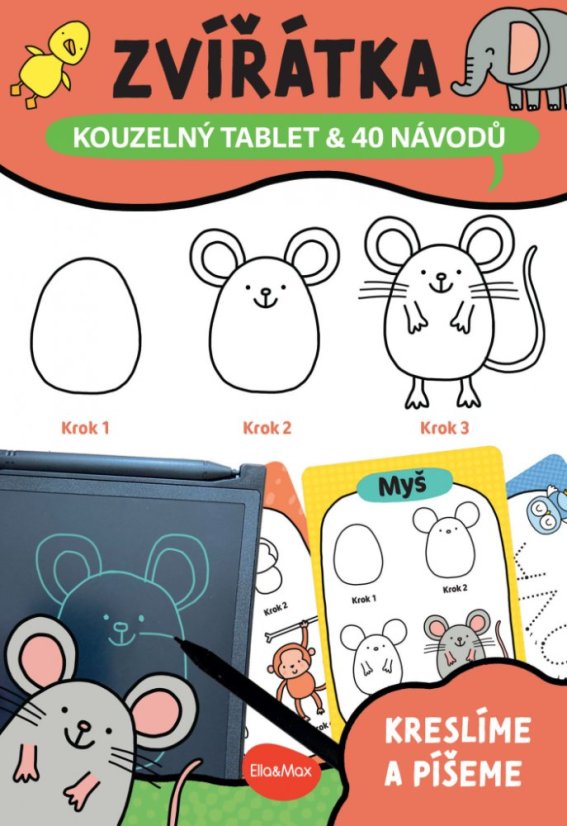 Kouzelný tablet & 40 návodů – ZVÍŘÁTKA - Baagl