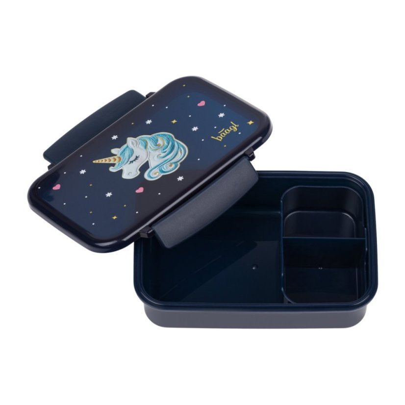 BAAGL Box na desiatu s priehradkami Unicorn Gold - Baagl