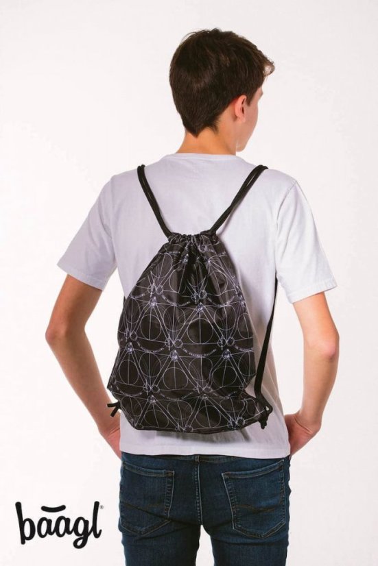 BAAGL 5 SET Skate Harry Potter Relikvie smrti: batoh, penál, sáček, desky, peněženka