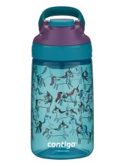CONTIGO Autoseal Jessie 420 ml - azúrová s jednorožcami