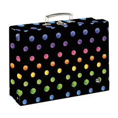 Kufřík lamino hranatý A4 OXY GO Dots - Oxybag (Karton P+P)