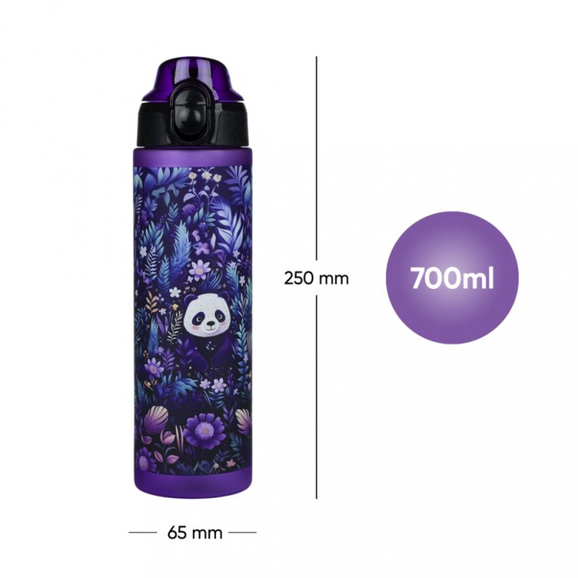 BAAGL Tritanová láhev na pití Jungle Panda, 700 ml - Baagl