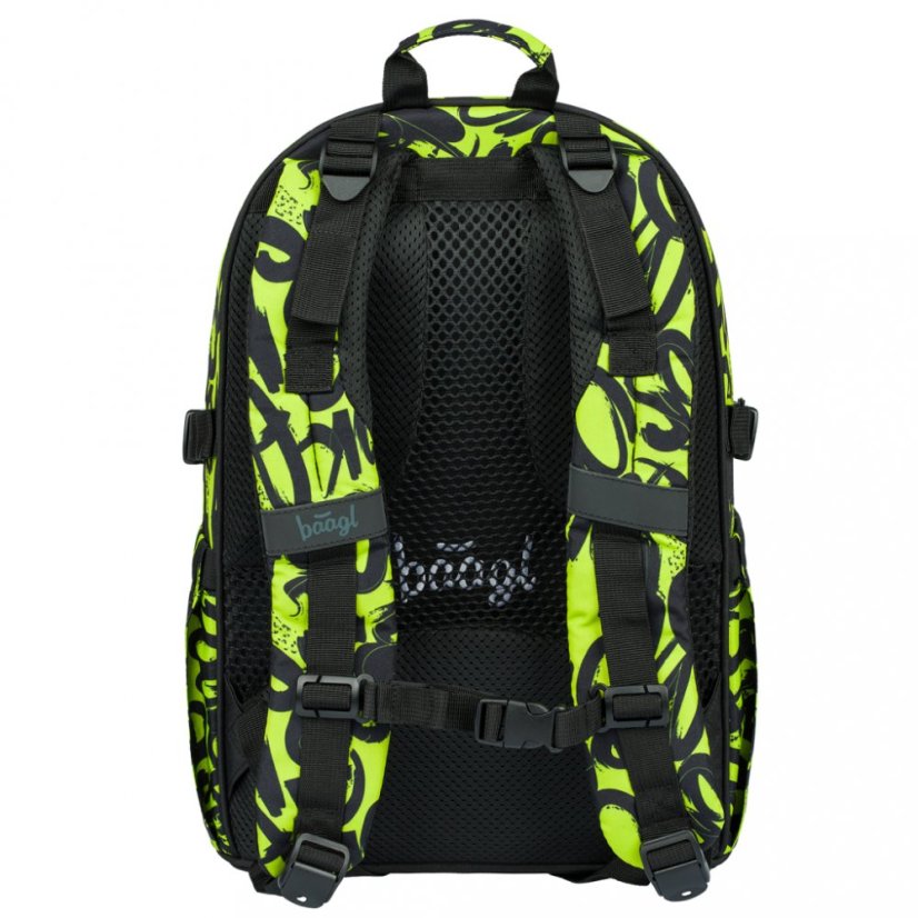 BAAGL Školský batoh Core Lime