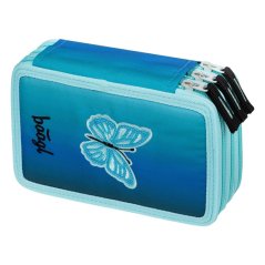 BAAGL Školský trojposchodový peračník Butterfly GRS - Baagl