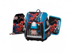 Oxybag PREMIUM LIGHT Spiderman školská taška pre prvákov - 3 kusy