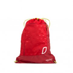 Športová taška Ergobag - červená s korunkami