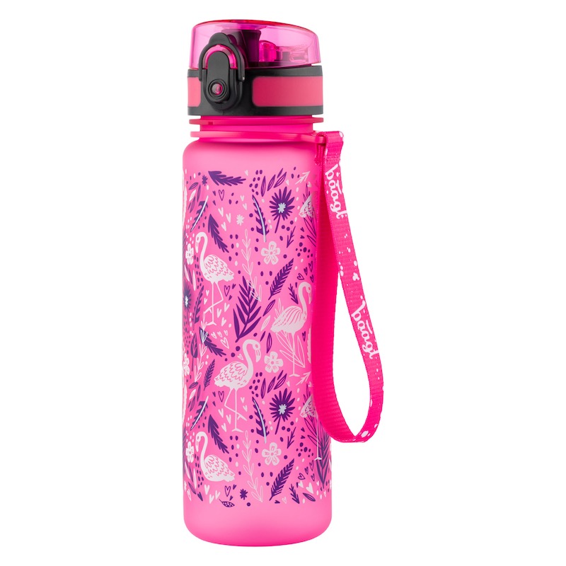 Levně Tritanová láhev na pití Baagl Flamingo 500 ml