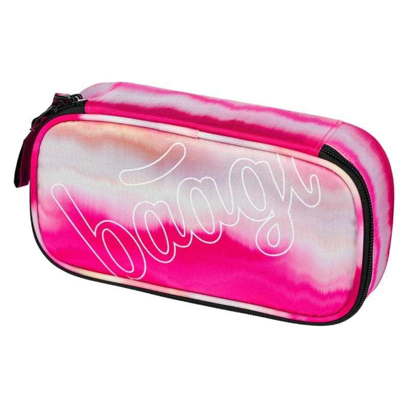 Penál etue Baagl Skate Pink Stripes
