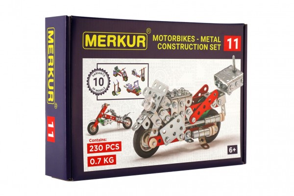 Levně Stavebnice Merkur 011 Motocykl 10 modelů 230 ks