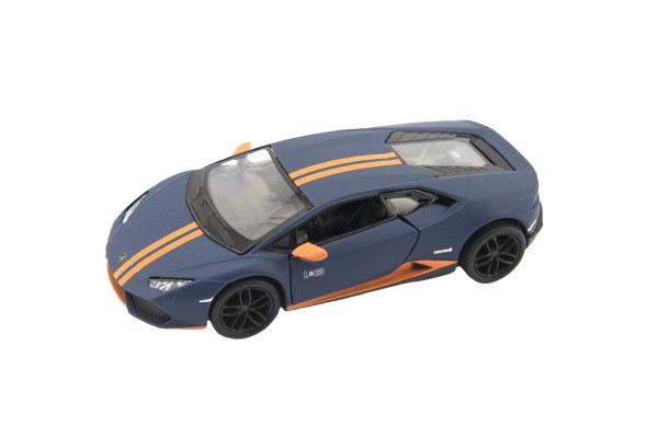 Levně Kinsmart Auto Lamborghini Huracan modrá
