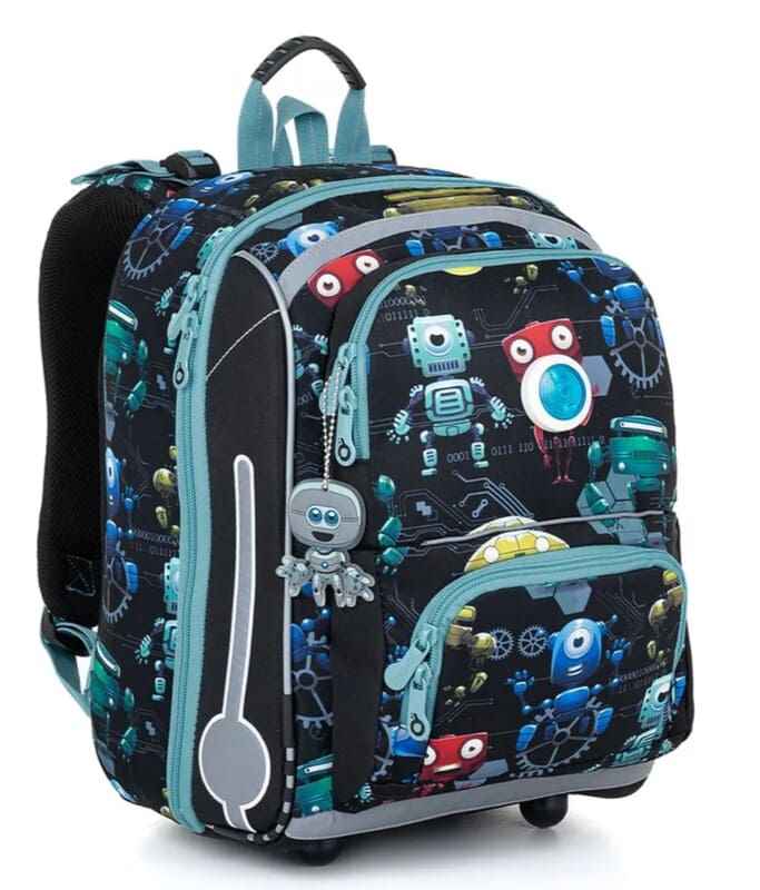 Levně Školní aktovka s roboty Topgal BEBE 23011