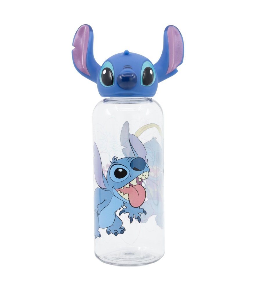 Levně Dětská láhev na pití Stitch 3D Flowers Stor 560 ml