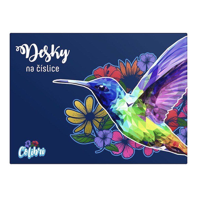 Levně Desky na číslice Oxybag Kolibřík