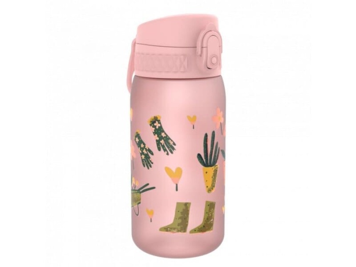 Levně Dětská láhev na pití ion8 One Touch Garden Delight 350 ml