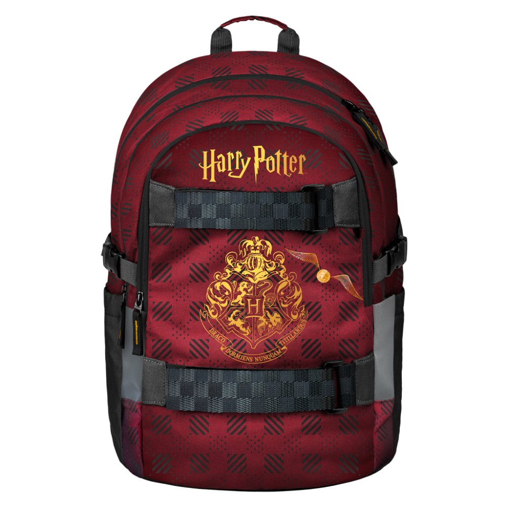 Levně BAAGL Školní batoh Skate Harry Potter Bradavice vínový
