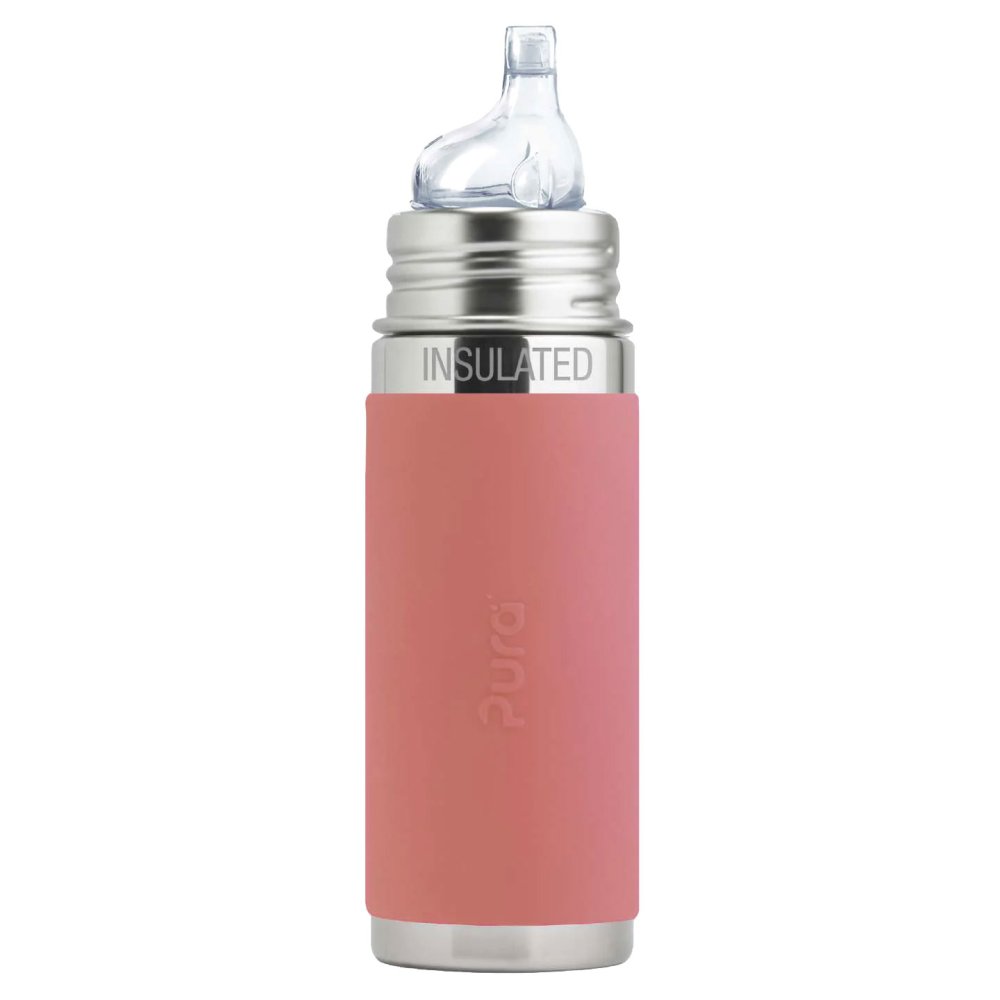 Levně Dětská termolahev Pura s náustkem 260 ml - Rose