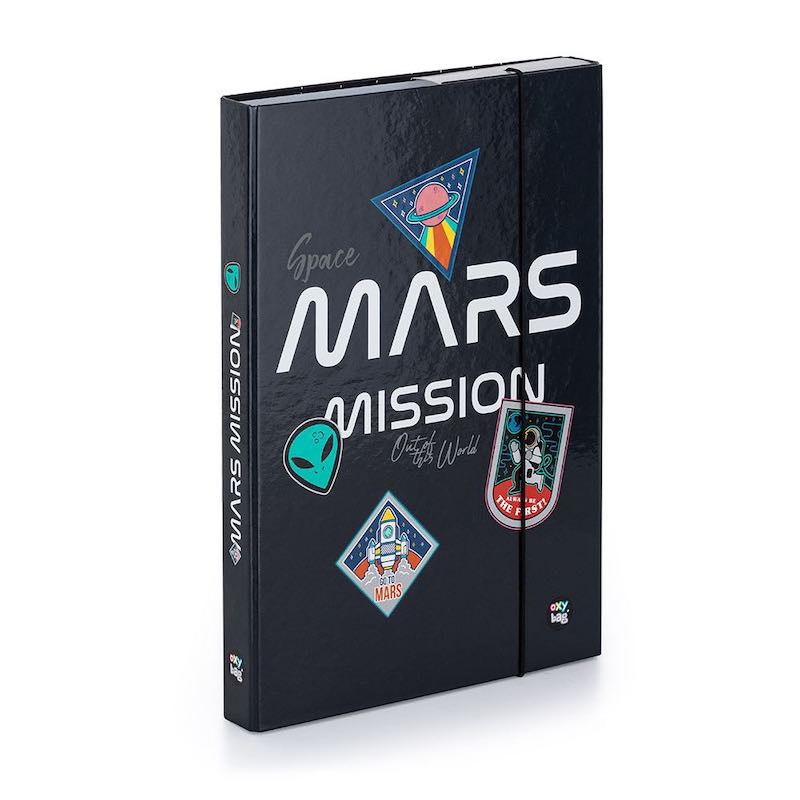 Levně Box na sešity A4 Oxybag Space Mars mission