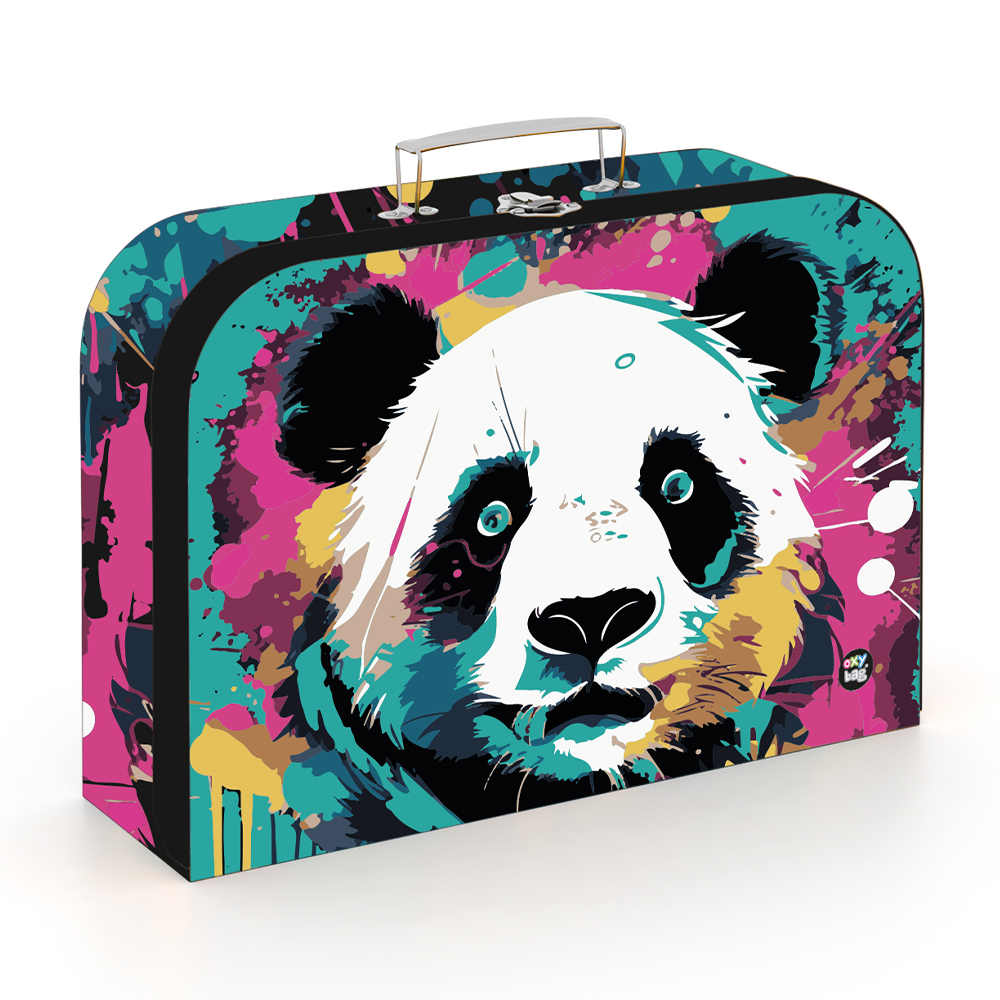 Levně Kufřík lamino 34 cm Panda
