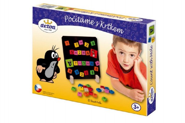 Levně Magnetické počítání s Krtkem 40 ks