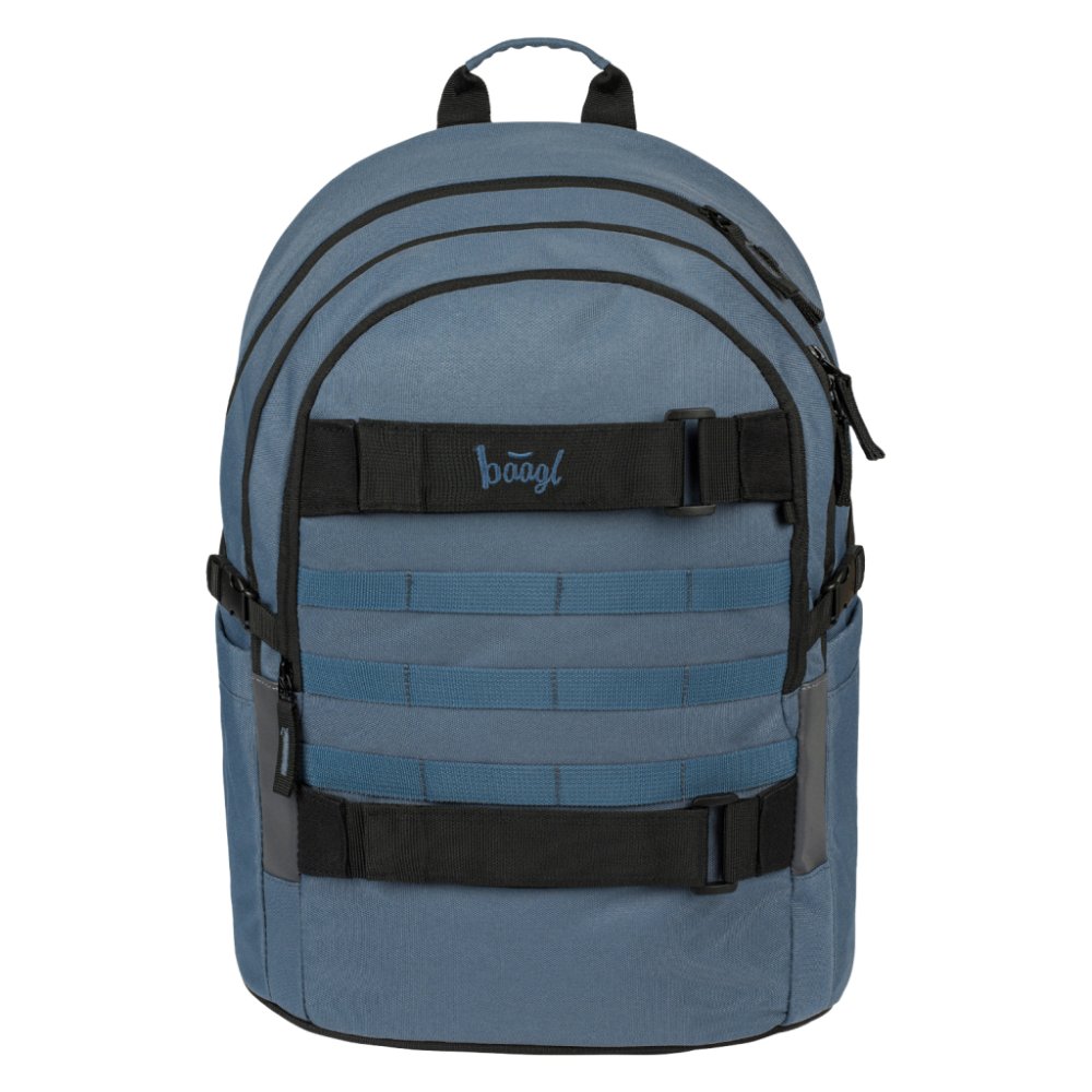 Levně BAAGL Školní batoh Skate Dust Blue