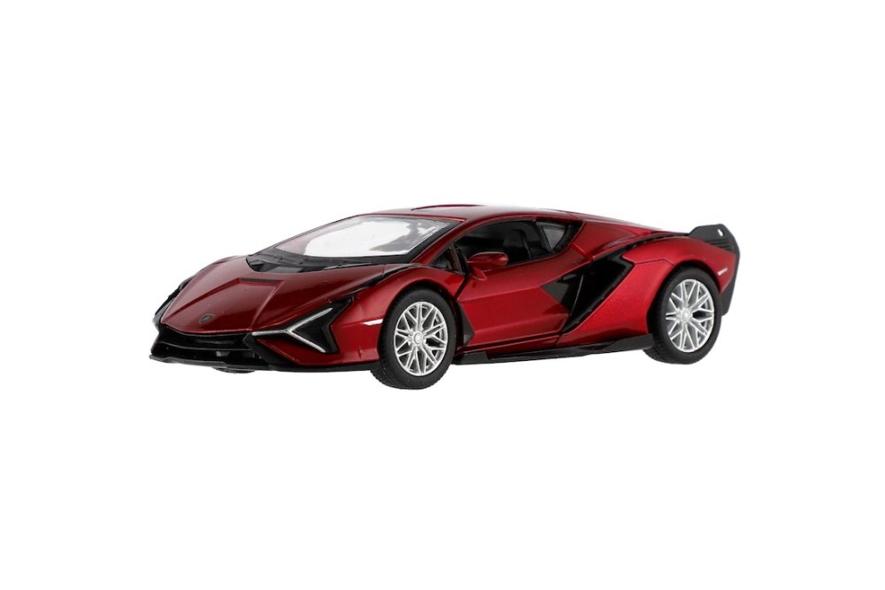 Levně Kinsmart Auto Lamborghini Sián FKP 37 červená
