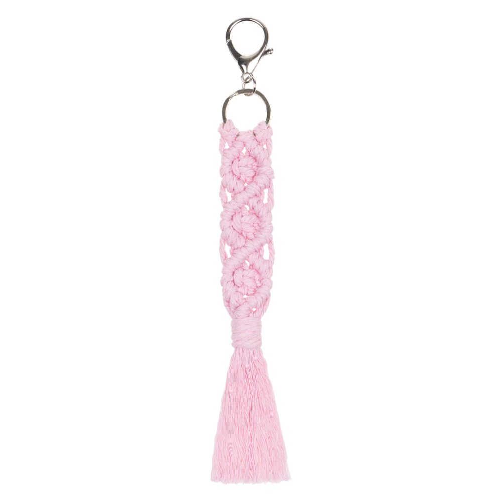 BAAGL Přívěsek Macrame růžový