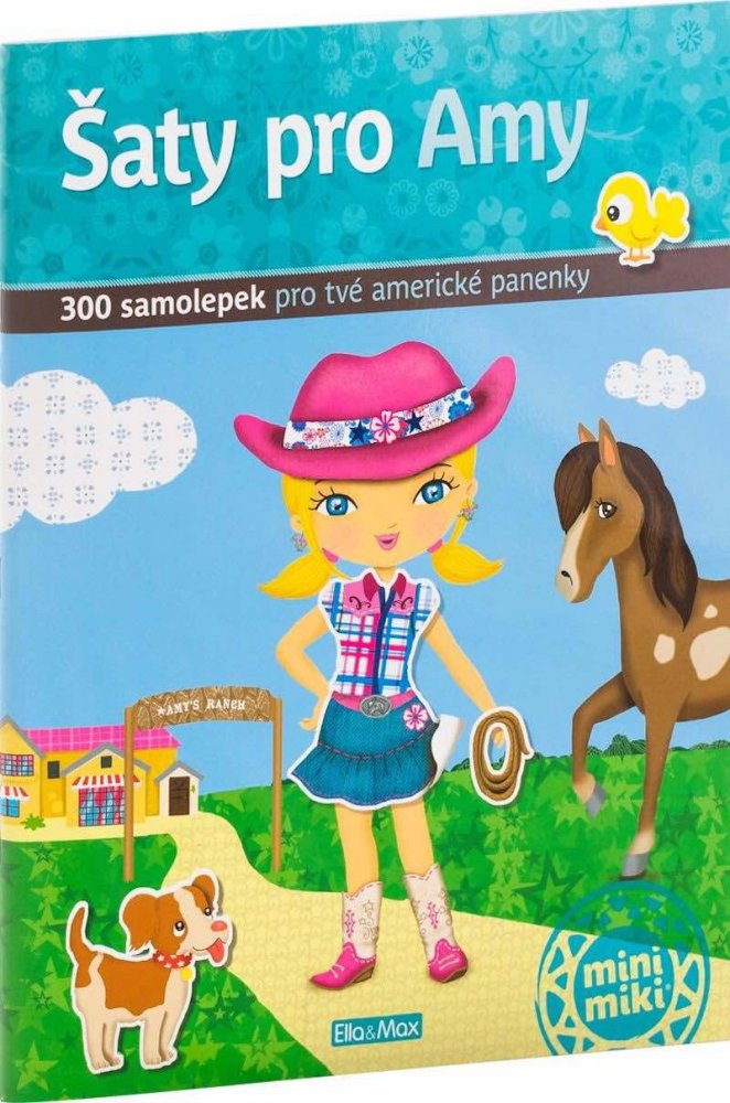 Levně Šaty pro AMY - kniha samolepek