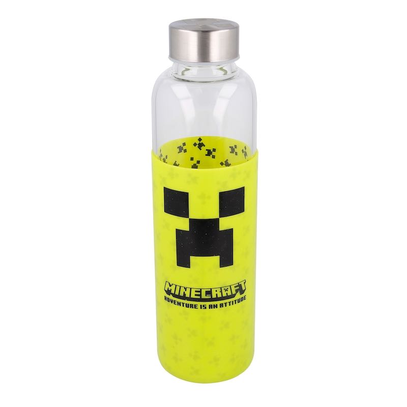Levně Skleněná láhev na pití Stor Minecraft 585 ml