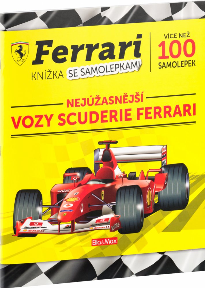 Levně FERRARI, vozy Scuderie – Kniha samolepek