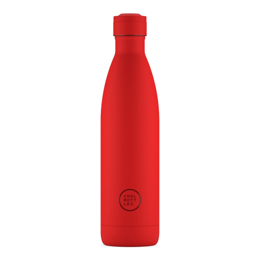 Levně Nerezová termolahev COOL BOTTLES Vivid Red třívrstvá 750 ml