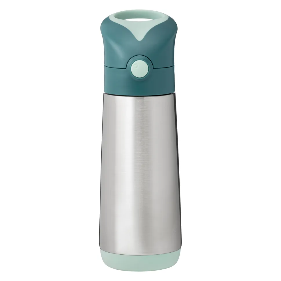 Levně B.Box termoska na pití s brčkem 500 ml – Emerald Forest