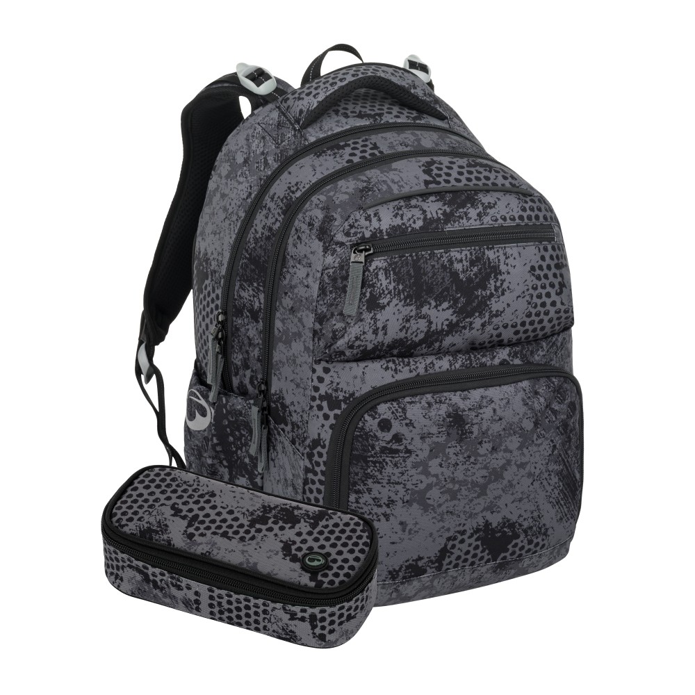 Levně Bagmaster ZIPSTER 25 B školní set – šedý