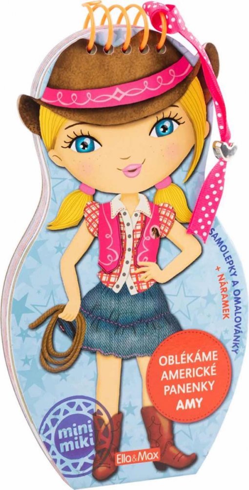Levně Oblékáme americké panenky AMY - omalovánky