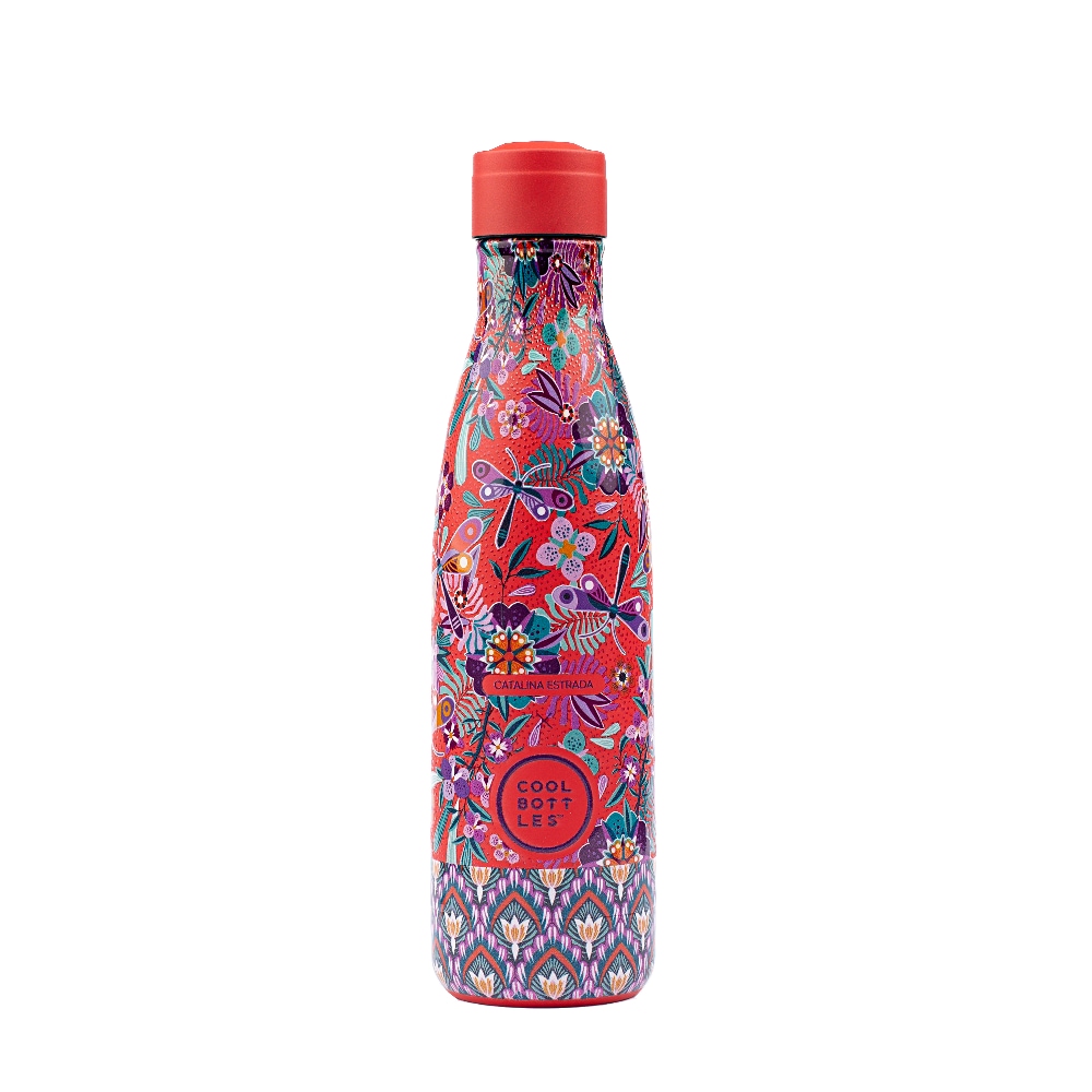 Nerezová termolahev COOL BOTTLES Xclusive! Dragonfly Paradise třívrstvá 500ml