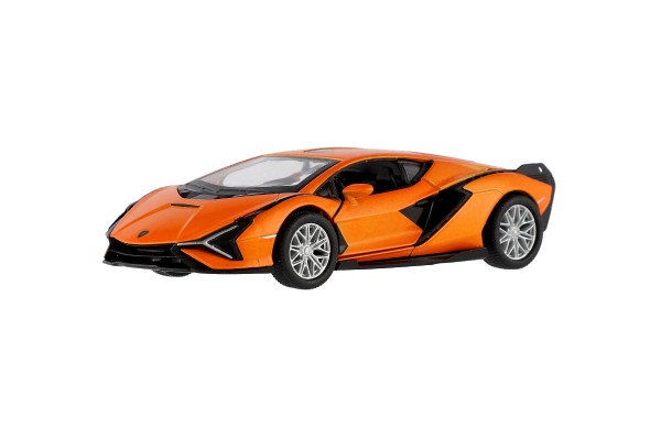 Levně Kinsmart Auto Lamborghini Sián FKP 37 oranžová