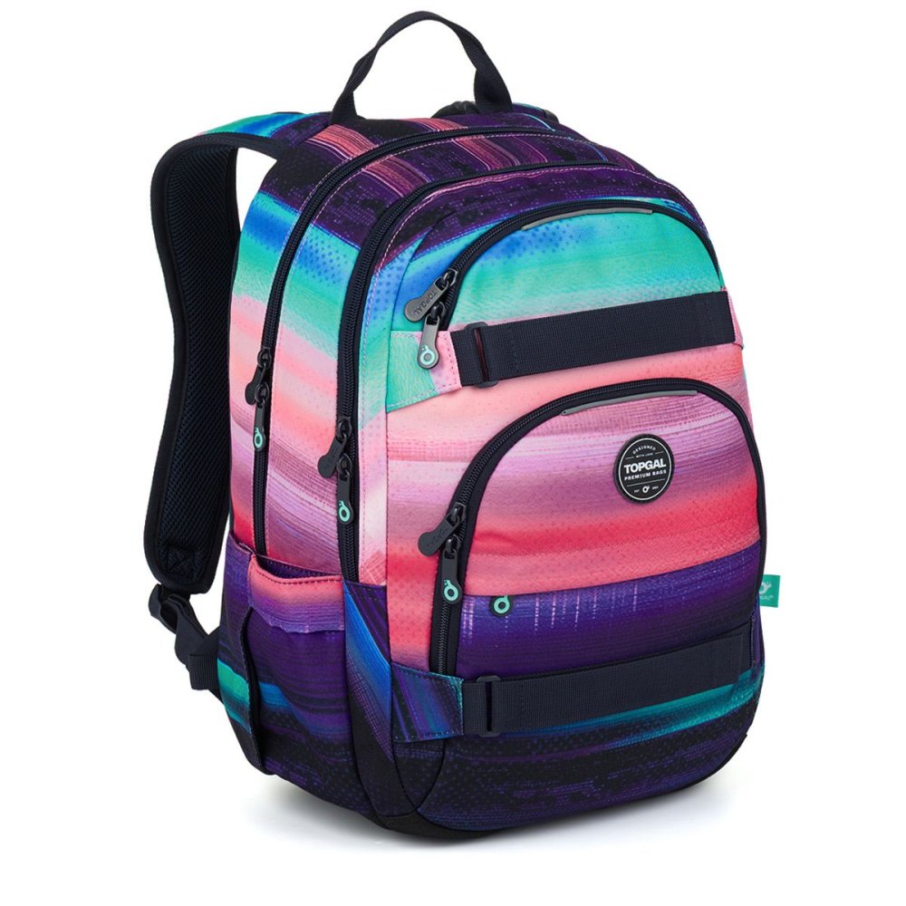 Topgal studentský batoh VIKI Barevný gradient