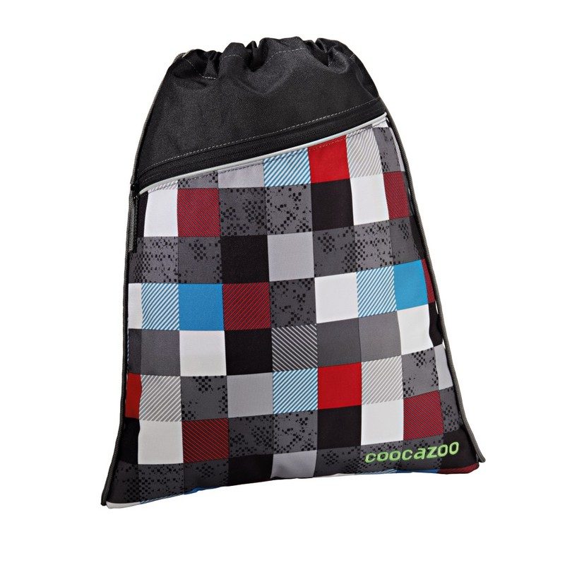 Levně Sportovní pytel na záda coocazoo RocketPocket, Checkmate Blue Red