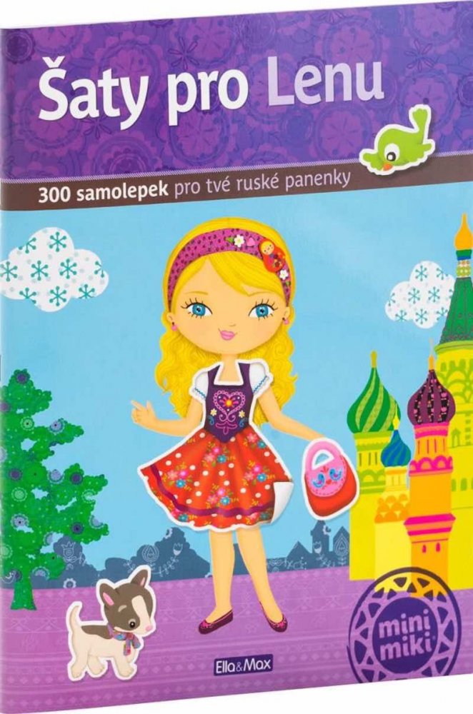 Levně Šaty pro LENU - kniha samolepek