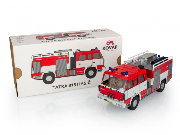 Levně Kovový model auta Tatra 815 hasiči