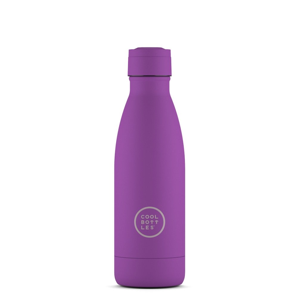 Levně Nerezová termolahev COOL BOTTLES Vivid Violet třívrstvá 350 ml