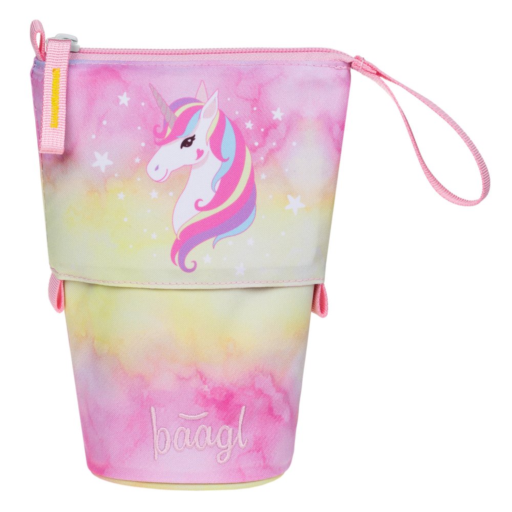 BAAGL Školní penál Pastelkovník Rainbow Unicorn GRS
